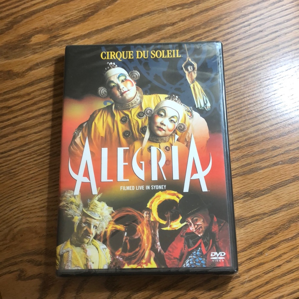 Cirque Du Soleil Dvd Allegria filmed livein Sydney
